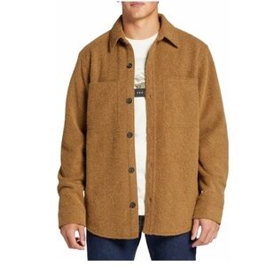 Alpine Design Men's Shirt Jacket - Brown XLarge